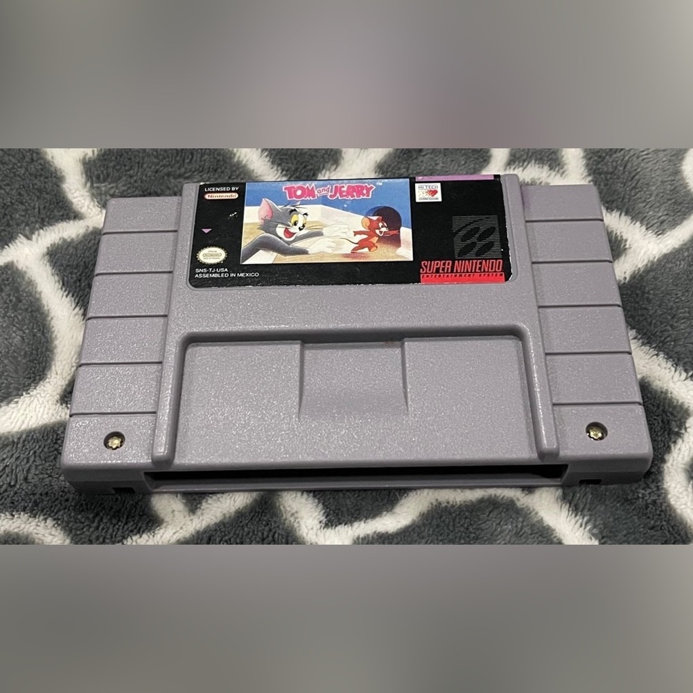Tom & Jerry For Super Nintendo ! SNES ! TESTED AND WORKING !